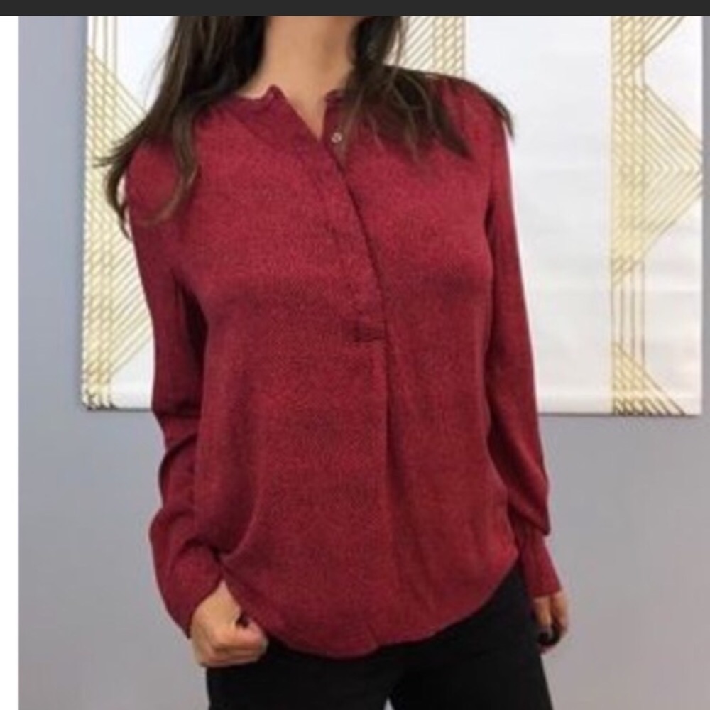 Boden Paula Popover in Beatnik Red size 6